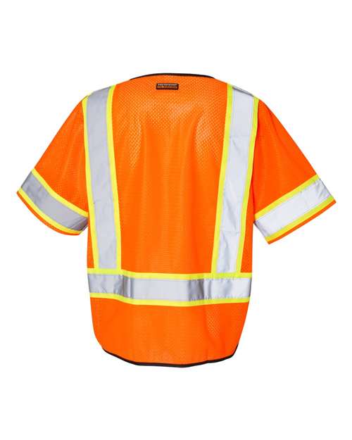 Kishigo Unisex Class 3 Mesh Zippered Vest 1565-1566