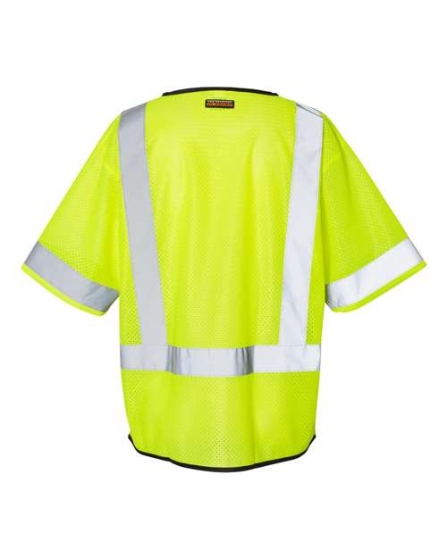 Kishigo Unisex Economy Single Pocket Zipper Vest 1567-1568