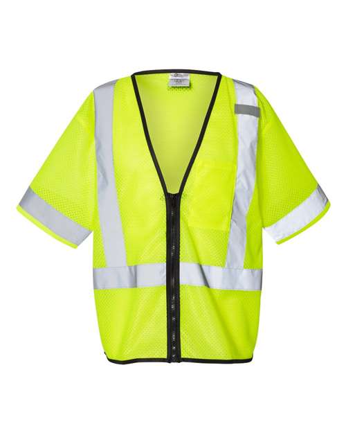 Kishigo Unisex Economy Single Pocket Zipper Vest 1567-1568