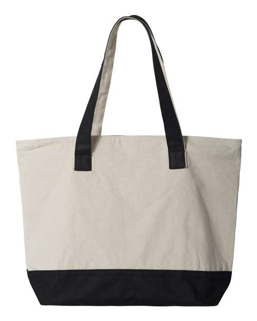 Q-Tees 19L Zippered Tote Q1300