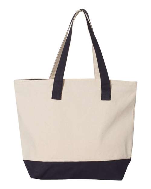 Q-Tees 19L Zippered Tote Q1300
