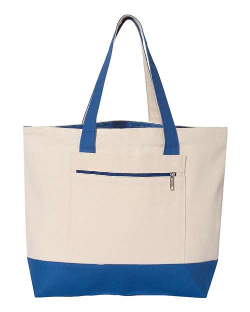 Q-Tees 19L Zippered Tote Q1300