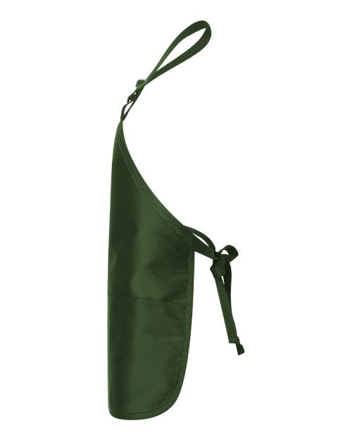 Q-Tees Full-Length Apron with Pouch Pocket Q4250