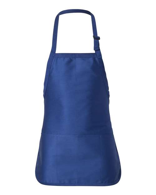 Q-Tees Full-Length Apron with Pouch Pocket Q4250