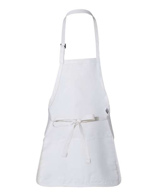Q-Tees Full-Length Apron with Pouch Pocket Q4250