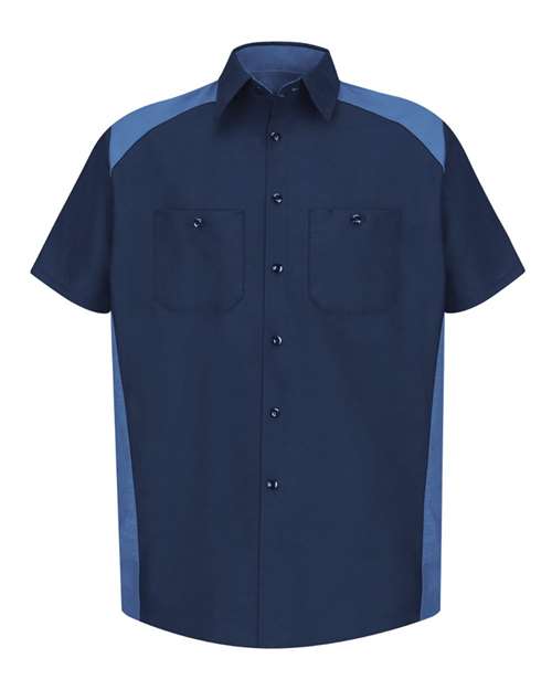 Red Kap Men's Tall Short Sleeve Motorsports Shirt SP28T