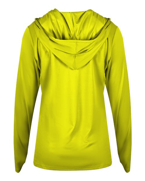 Badger Women's B-Core Long Sleeve Hooded T-Shirt 4165