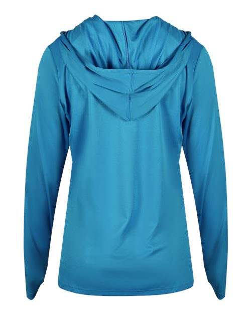 Badger Women's B-Core Long Sleeve Hooded T-Shirt 4165
