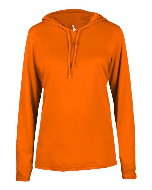 Badger Women's B-Core Long Sleeve Hooded T-Shirt 4165