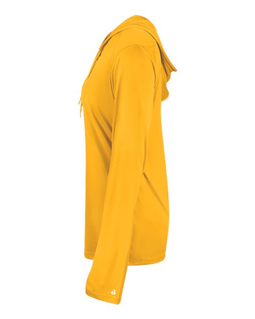 Badger Women's B-Core Long Sleeve Hooded T-Shirt 4165