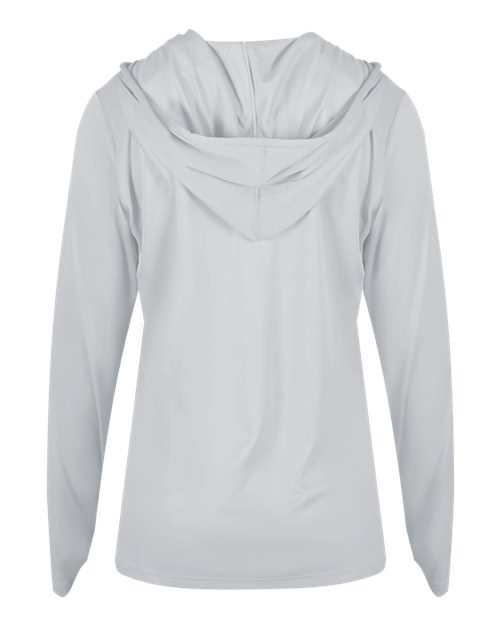 Badger Women's B-Core Long Sleeve Hooded T-Shirt 4165