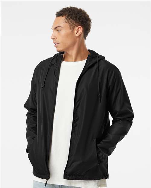 Independent Trading Co. Men's Lightweight Windbreaker Full-Zip Jacket EXP54LWZ