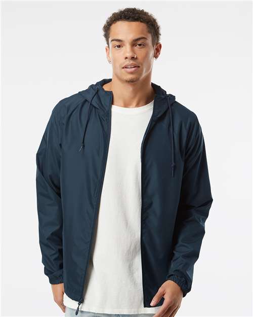 Independent Trading Co. Men's Lightweight Windbreaker Full-Zip Jacket EXP54LWZ