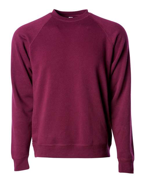 Independent Trading Co. Unisex Special Blend Raglan Crewneck Sweatshirt PRM30SBC
