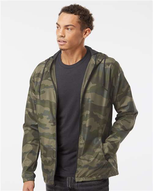 Independent Trading Co. Men's Lightweight Windbreaker Full-Zip Jacket EXP54LWZ