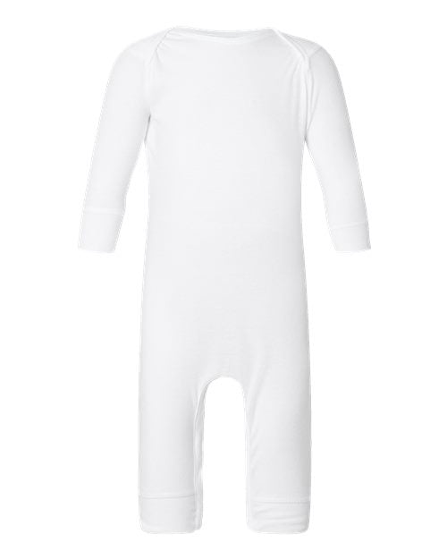 Rabbit Skins Infant Long Legged Baby Rib Bodysuit 4412