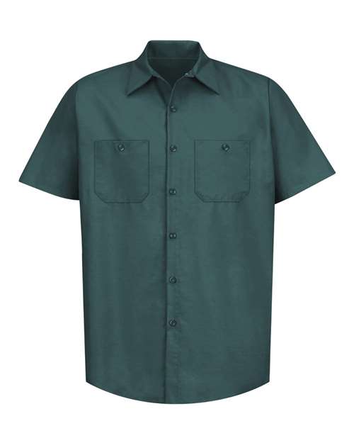 Red Kap Men's Tall Industrial Short Sleeve Work Shirt SP24T