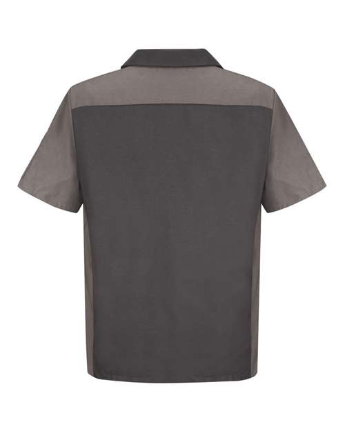 Red Kap Men's Tall Short Sleeve Automotive Crew Shirt SY20T