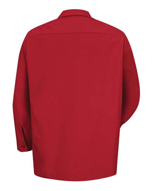 Red Kap Men's Tall Industrial Long Sleeve Work Shirt SP14T