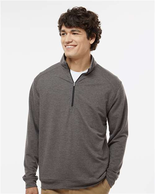 J. America Men's Omega Stretch Quarter-Zip Pullover 8434