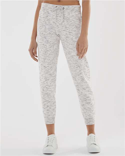 J. America Women’s Mélange Fleece Joggers 8675