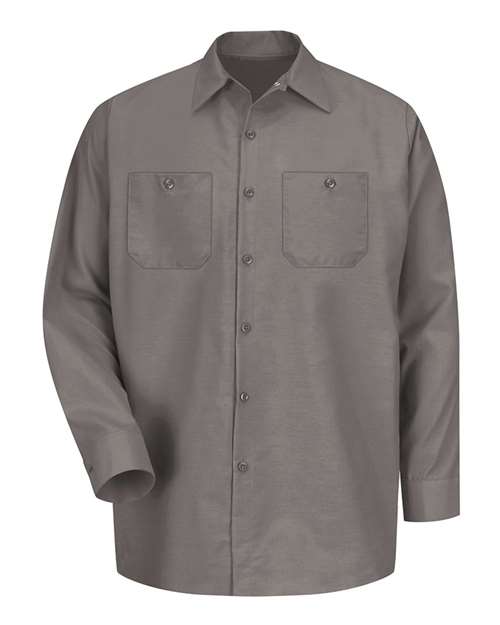 Red Kap Men's Tall Industrial Long Sleeve Work Shirt SP14T