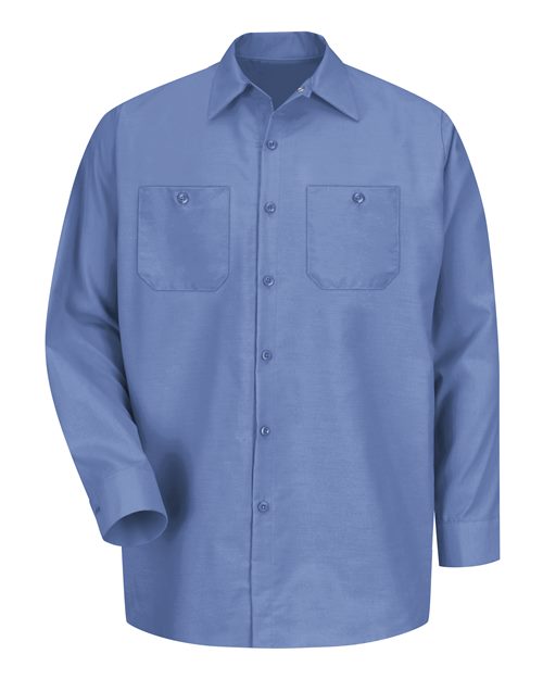 Red Kap Men's Tall Industrial Long Sleeve Work Shirt SP14T