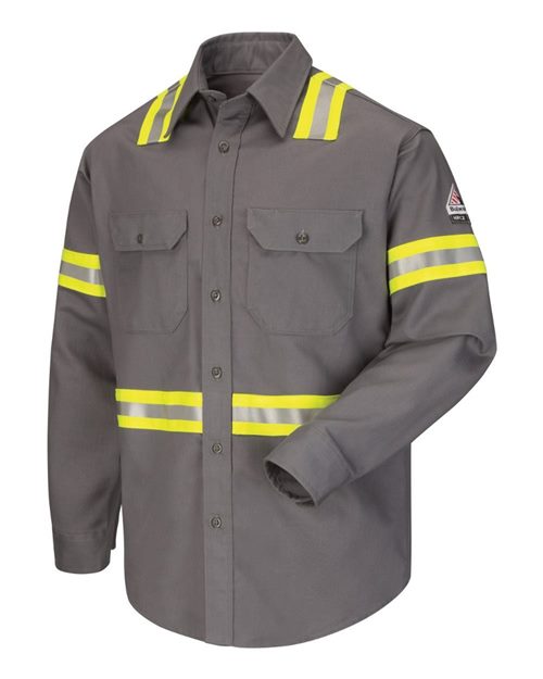 Bulwark Men's Enhanced Visibility Uniform Shirt SLDT