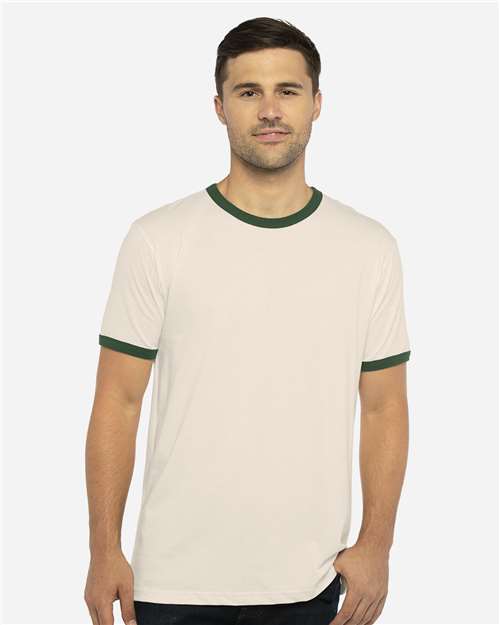 Next Level Unisex Cotton Ringer T-Shirt 3604