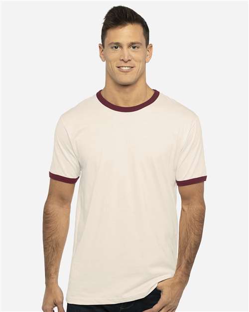 Next Level Unisex Cotton Ringer T-Shirt 3604