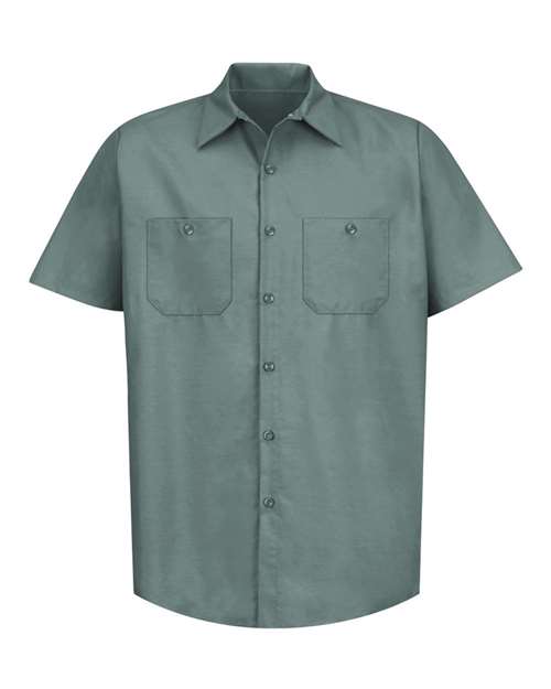 Red Kap Men's Tall Industrial Short Sleeve Work Shirt SP24T
