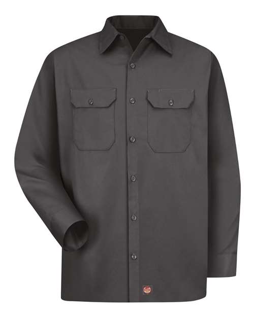 Red Kap Men's Tall Utility Long Sleeve Work Shirt ST52T