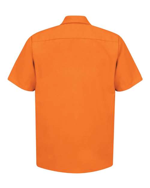 Red Kap Men's Tall Industrial Short Sleeve Work Shirt SP24T