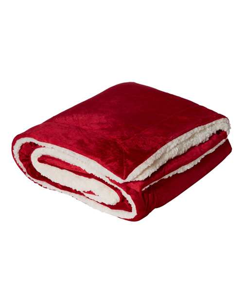 Alpine Fleece Oversized Mink Sherpa Blanket 8726