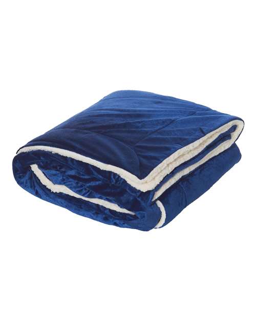 Alpine Fleece Oversized Mink Sherpa Blanket 8726