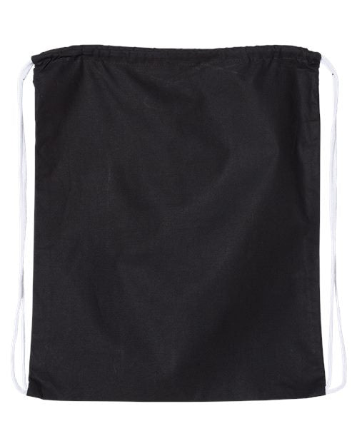 Q-Tees Large Economical Cotton Drawstring Bag Q4500L