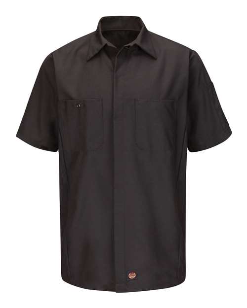 Red Kap Men's Short Sleeve Automotive Crew Shirt SY20