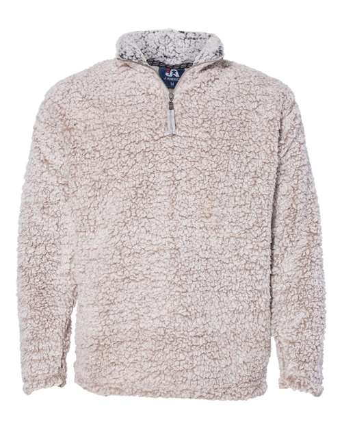 J. America Men's Sherpa Quarter-Zip Pullover 8454