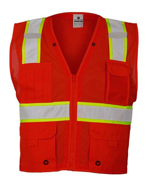 Kishigo Unisex EV Series® Enhanced Visibility Multi-Pocket Mesh Vest B100-111