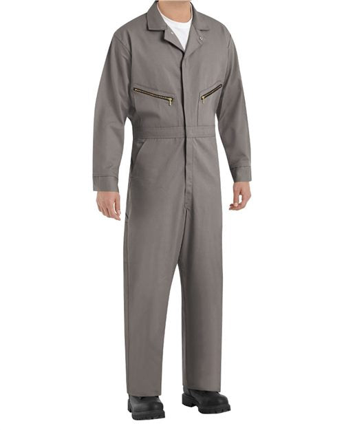 Red Kap Men's Tall Zip-Front Cotton Coverall CC18T