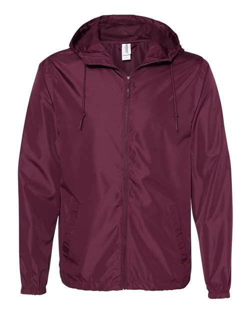 Independent Trading Co. Men's Lightweight Windbreaker Full-Zip Jacket EXP54LWZ