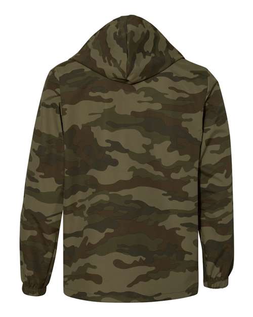 Independent Trading Co. Men's Water-Resistant Hooded Windbreaker EXP95NB