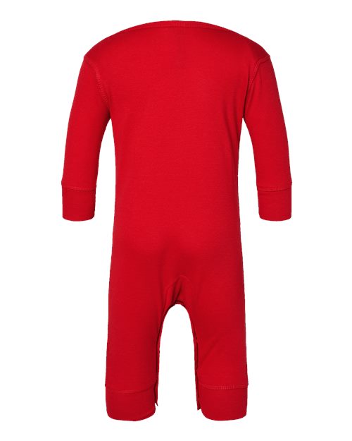 Rabbit Skins Infant Long Legged Baby Rib Bodysuit 4412
