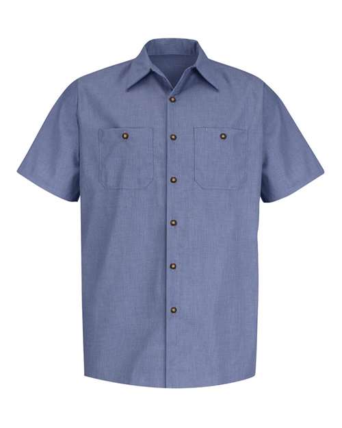 Red Kap Men's Industrial Short Sleeve Work Shirt SP24
