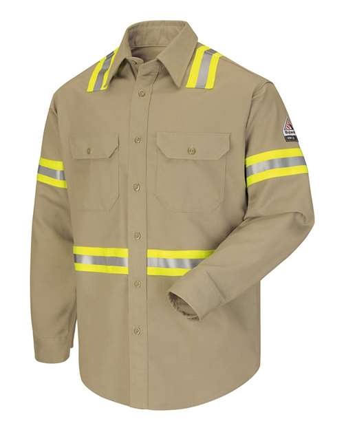 Bulwark Men's Enhanced Visibility Uniform Shirt SLDT