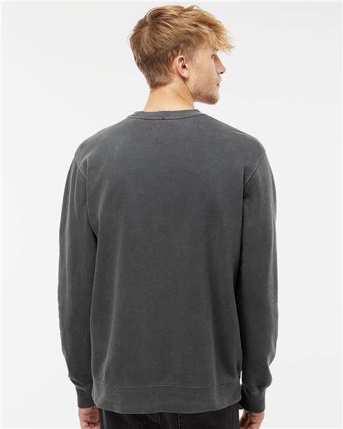 Independent Trading Co. Unisex Midweight Pigment-Dyed Crewneck Sweatshirt PRM3500