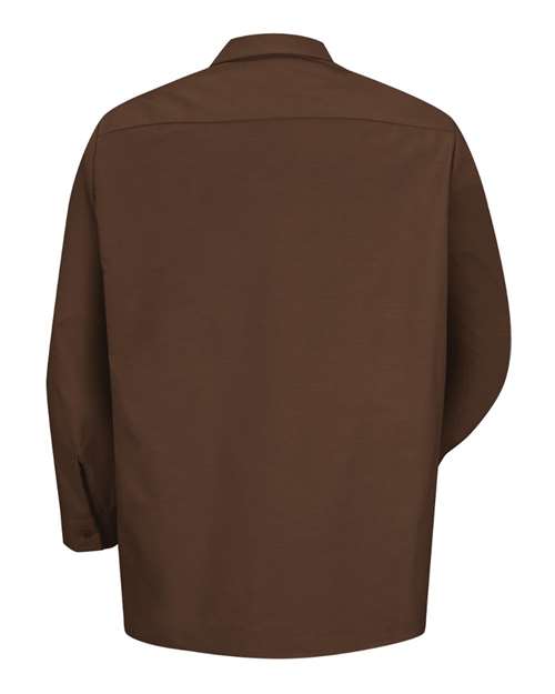 Red Kap Men's Tall Industrial Long Sleeve Work Shirt SP14T