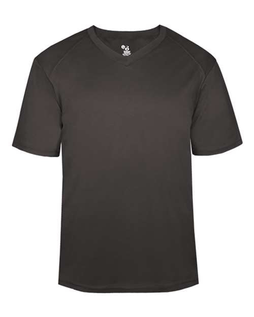 Badger Men's B-Core V-Neck T-Shirt 4124