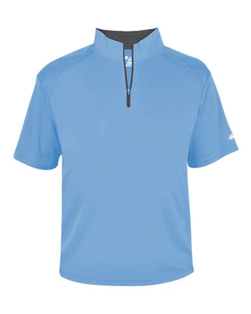 Badger Men's B-Core Short Sleeve Quarter-Zip 4199