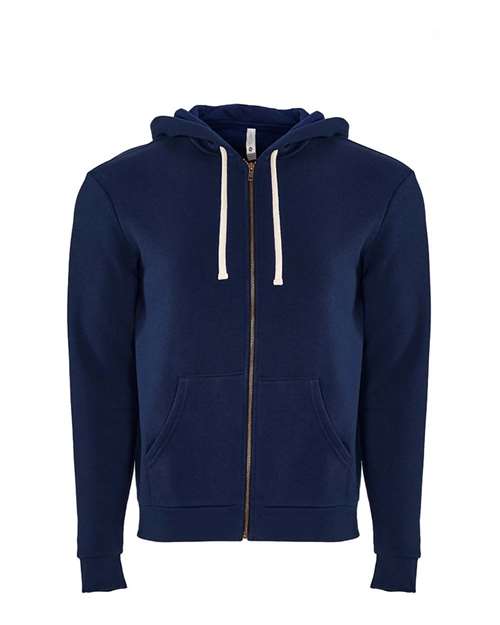 Next Level Unisex Santa Barbara Full-Zip Hooded Sweatshirt 9602